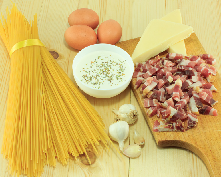 Borges - deconstructing carbonara sauce