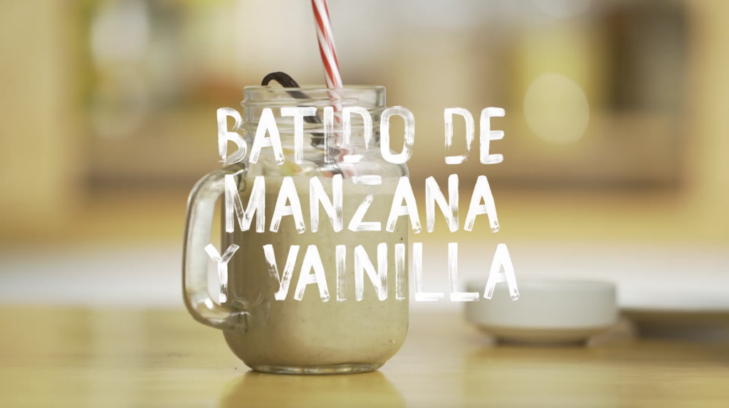 Borges - Batido de manzana y vainilla