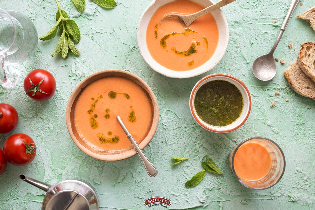 Borges - Cold tomato soup - sopa de tomate fria