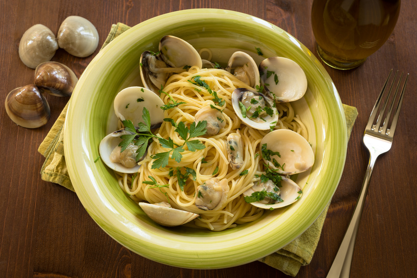 Borges - spaghetti with clams