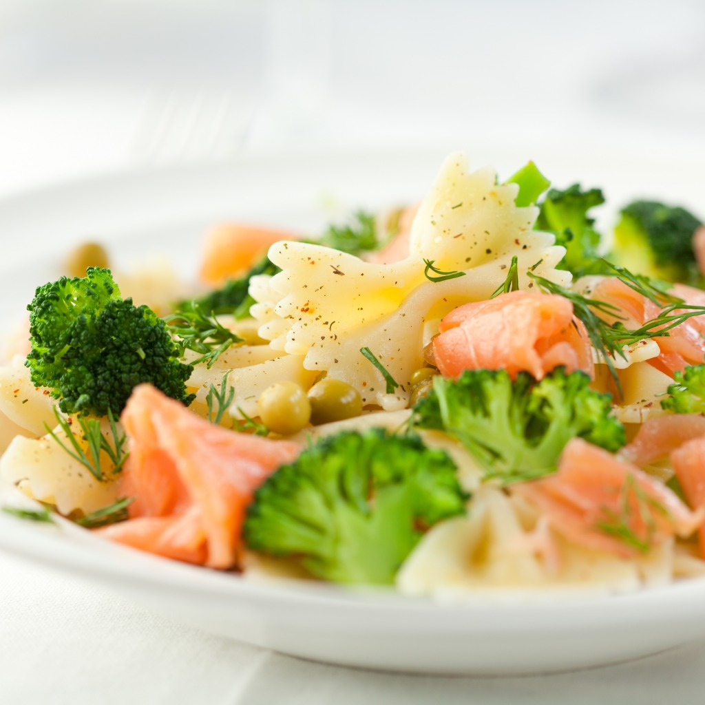 Vegetables with pasta