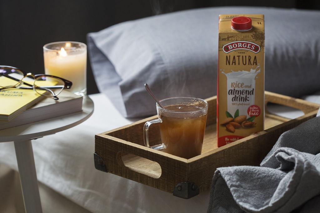 Infusions with nuts drink