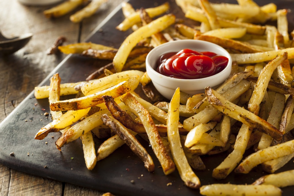 Patatas precongeladas al horno para seguir una dieta más saludable