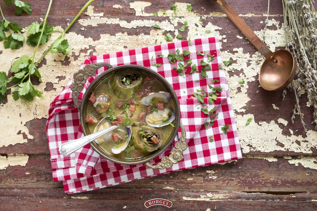 Borges - Artichokes with clams