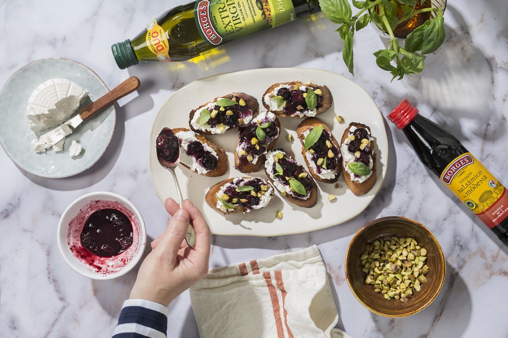 Blueberry Bruschetta