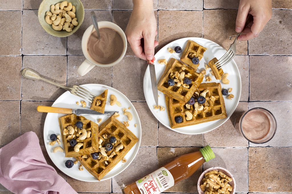 Pumpkin waffles