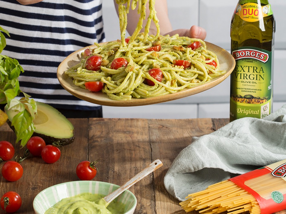 Creamy Vegan Pasta Primavera