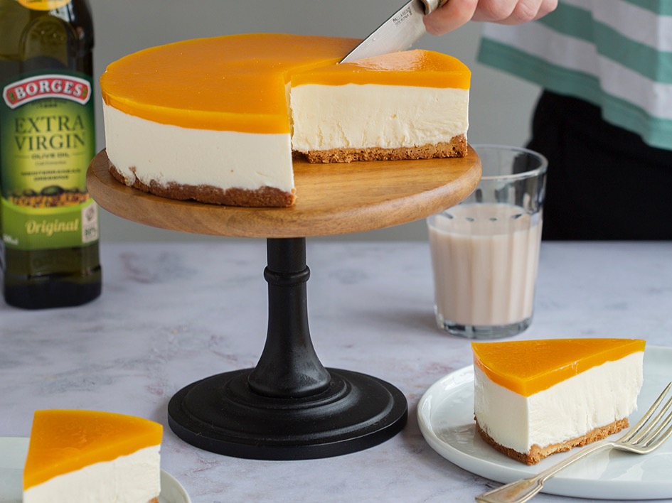 No-Bake Mango Cheesecake