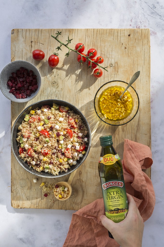 Quinoa Salad with Nut Vinaigrette