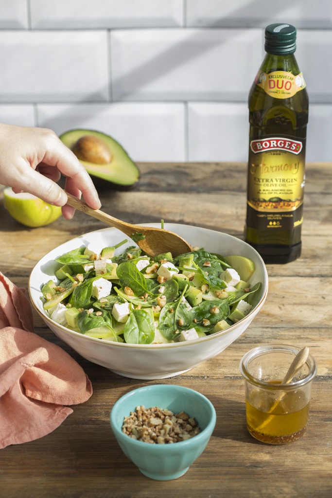 Spinach and Avocado Salad