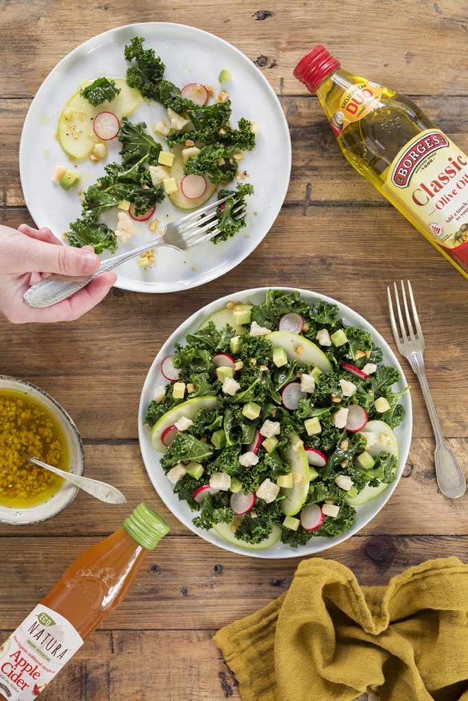 Easy kale salad