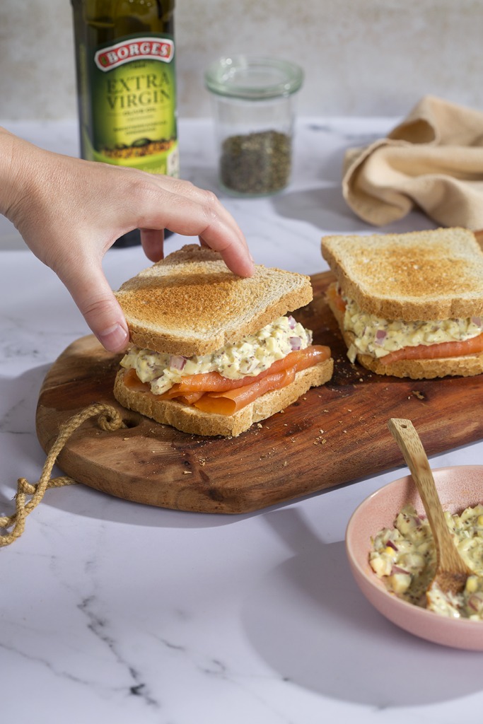 The perfect egg salad sandwich