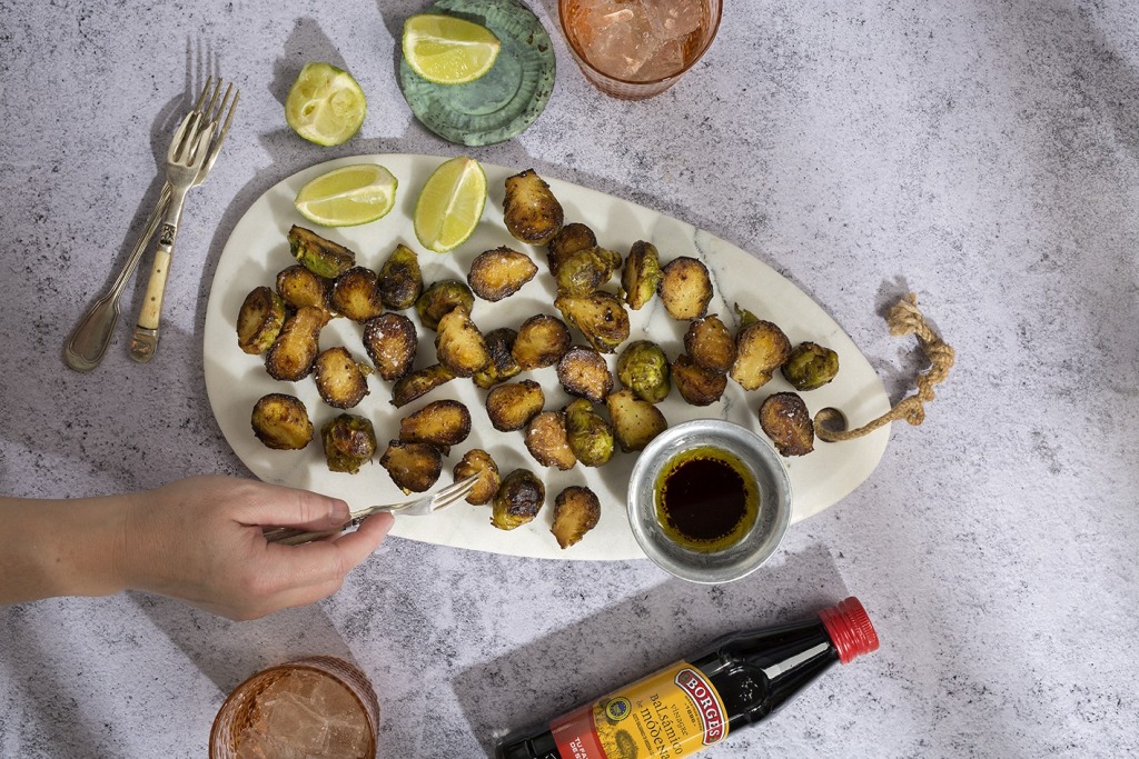 Grilled Brussels sprouts
