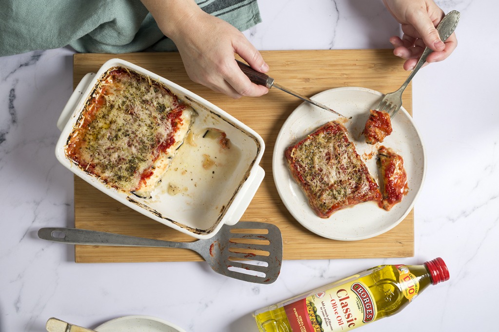 Gluten-free eggplant parmigiana