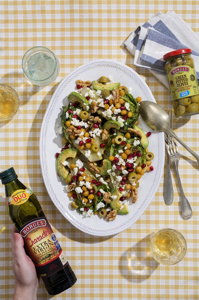 Warm Grilled Romaine Salad