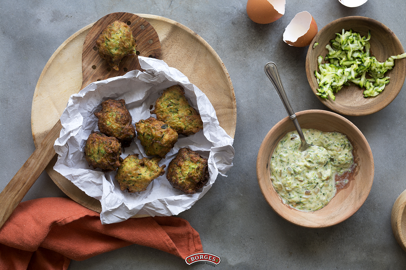 Borges - Buñuelos de calabacín - Courgette fritters