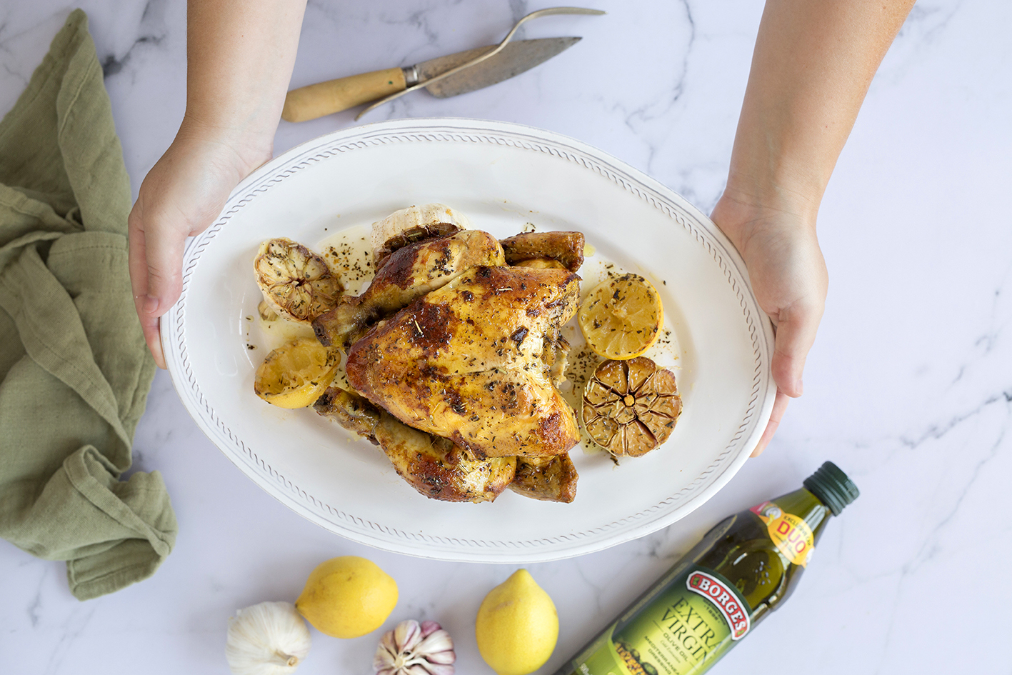 Easy roast chicken