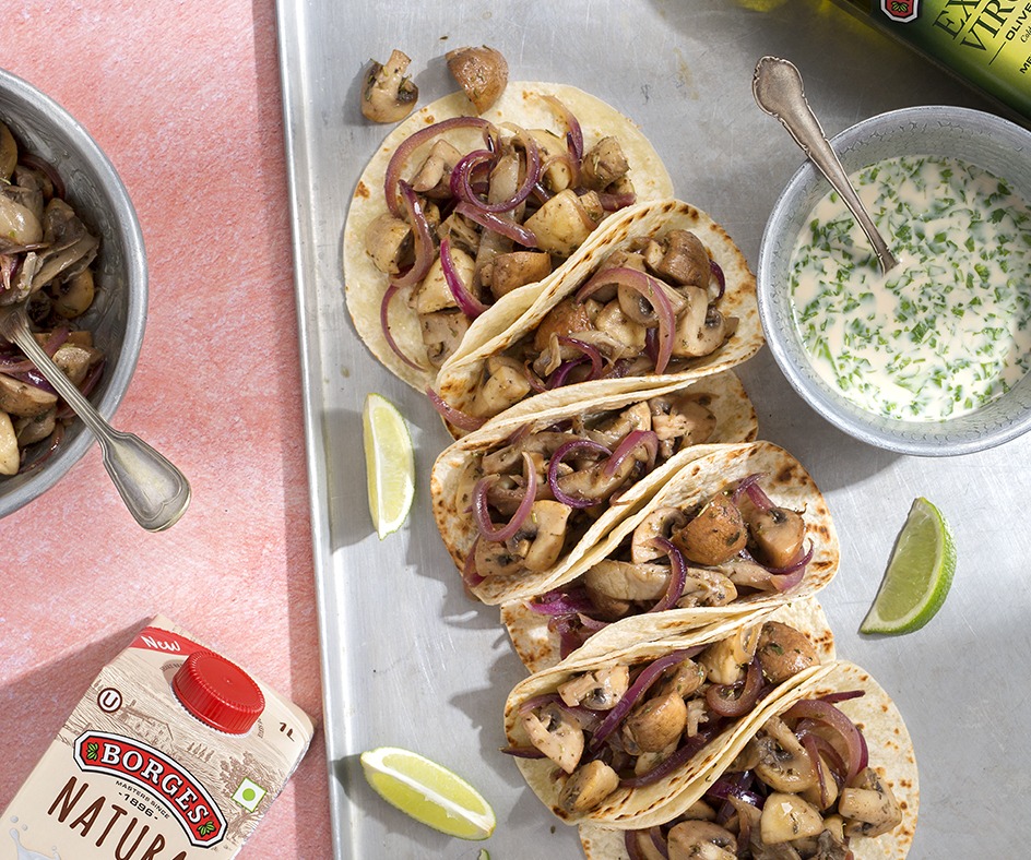 MUSHROOM TACOS