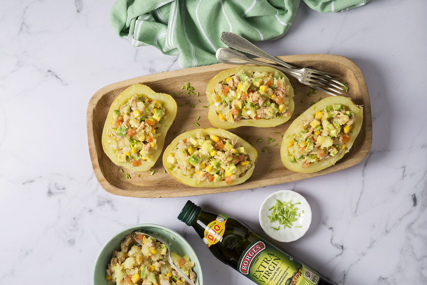 Stuffed potatoes
