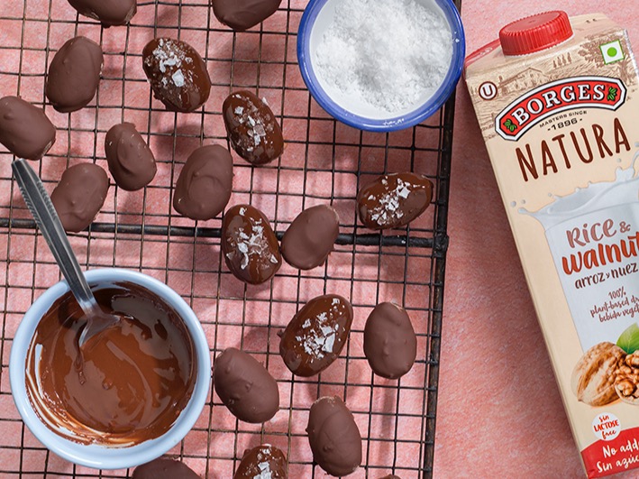 Marshmallow filled Chocolate Eggs