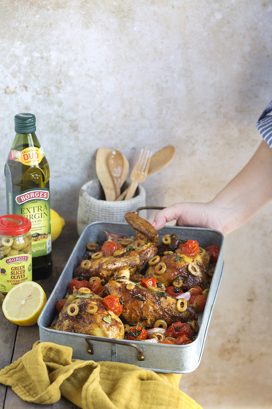 Baked Chicken with a Refreshing Sauce
