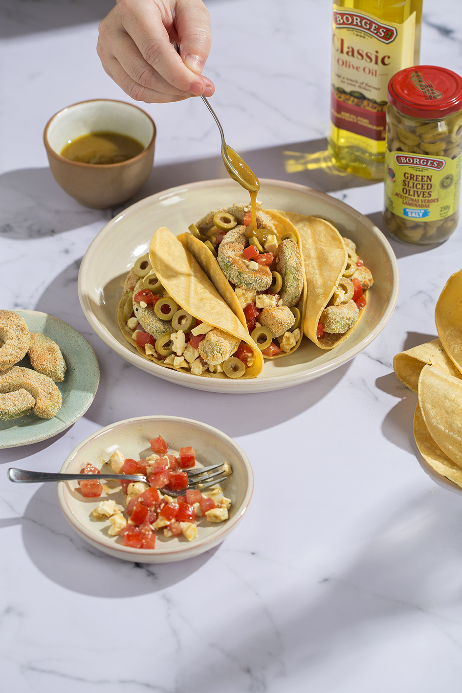 Crispy avocado taco