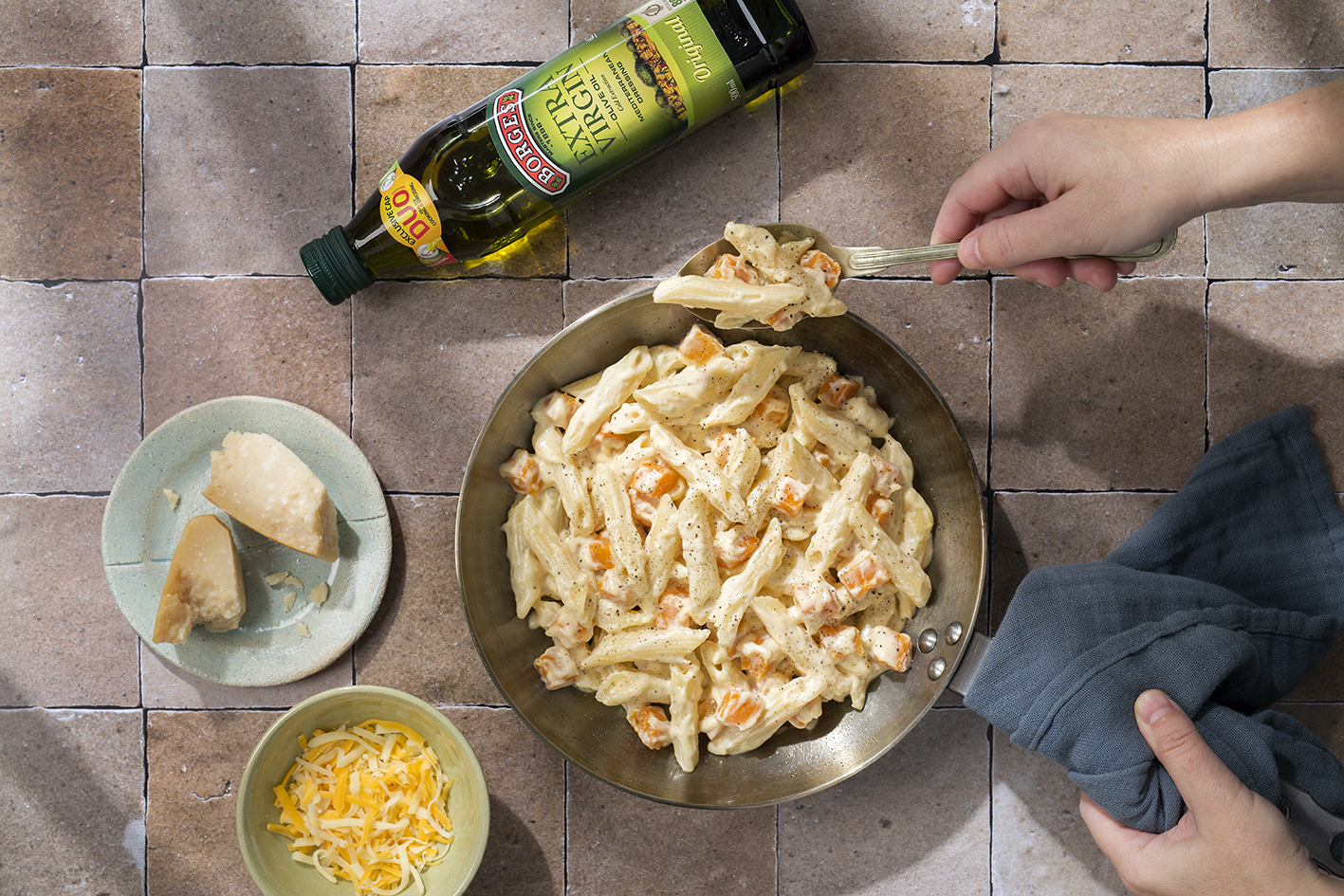 Butternut squash mac and cheese