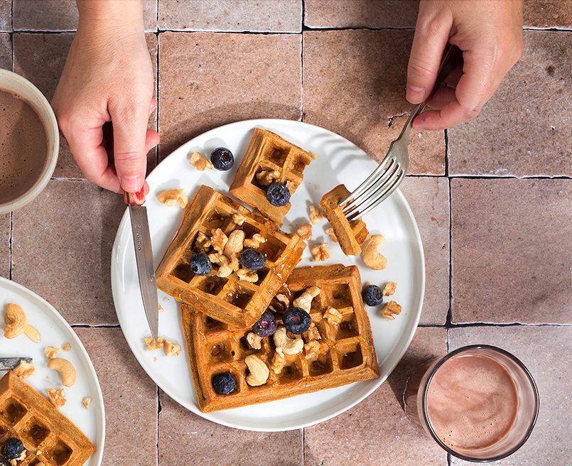 Waffles pumpkin
